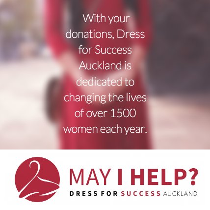 DFSAKNZ's tweet photo. Show your support and #Donate2DfSA today https://t.co/nIYuqqfnhC #MayIHelp #dressforsuccess https://t.co/H9IfAZSPHC