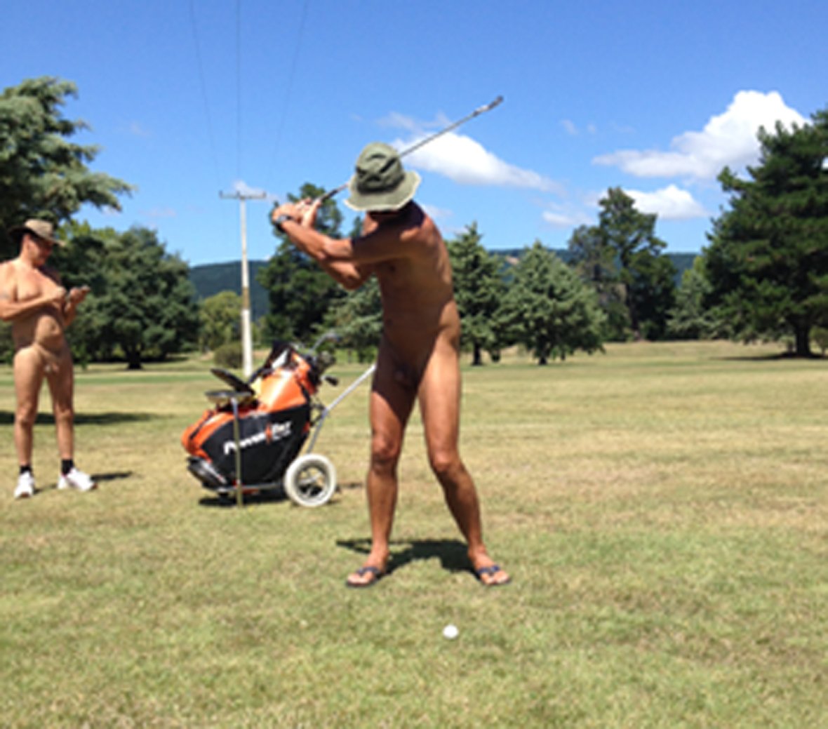 Kym Rider Nude Fakes Golf Coarse Naked