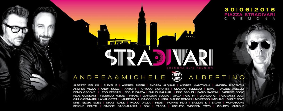 fedenizioli's tweet photo. #stradjvari #30giugno2016 #cremona #SaveTheDate https://t.co/fgLNzNUWyN