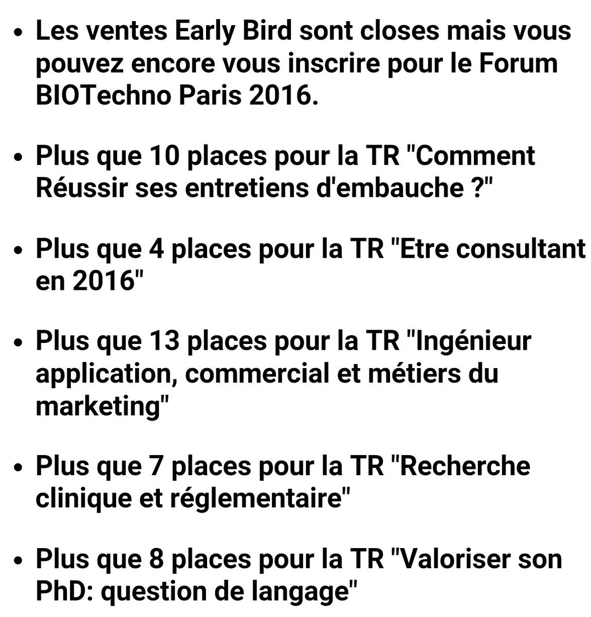 BIOTechnoParis's tweet photo. Vous pouvez tjrs vs inscrire pour le forum BIOTechno, tables rondes &amp; cocktail https://t.co/PypOjp6uLk #BT2016paris https://t.co/Db5CHYQXVc