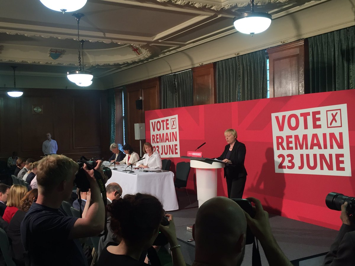 "It's our rights at work which are on the ballot paper in this referendum" says <a href="/angelaeagle/">Angela Eagle DBE</a> #LabourInForBritain