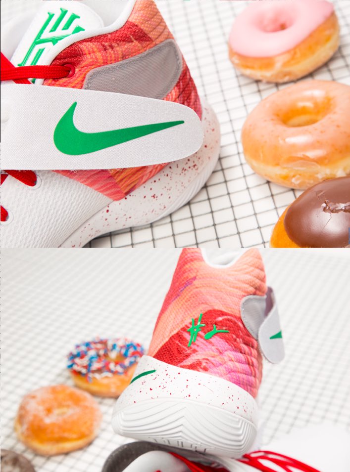 abeabe30's tweet photo. NIKE kyrie 2 "Ky-Rispy Kreme"
国内でもNIKE IDで同じデザインが作成可能です。 
新しく父の日グラフィックが追加されましたのでそれとうまく組み合わせるのもいいですね。
欲しい方是非。 https://t.co/8642QA7R05