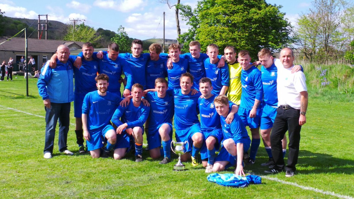 WildacreLtd's tweet photo. Champions. Well done to Carelton FC on their promotion. https://t.co/9lUCaz9MxH