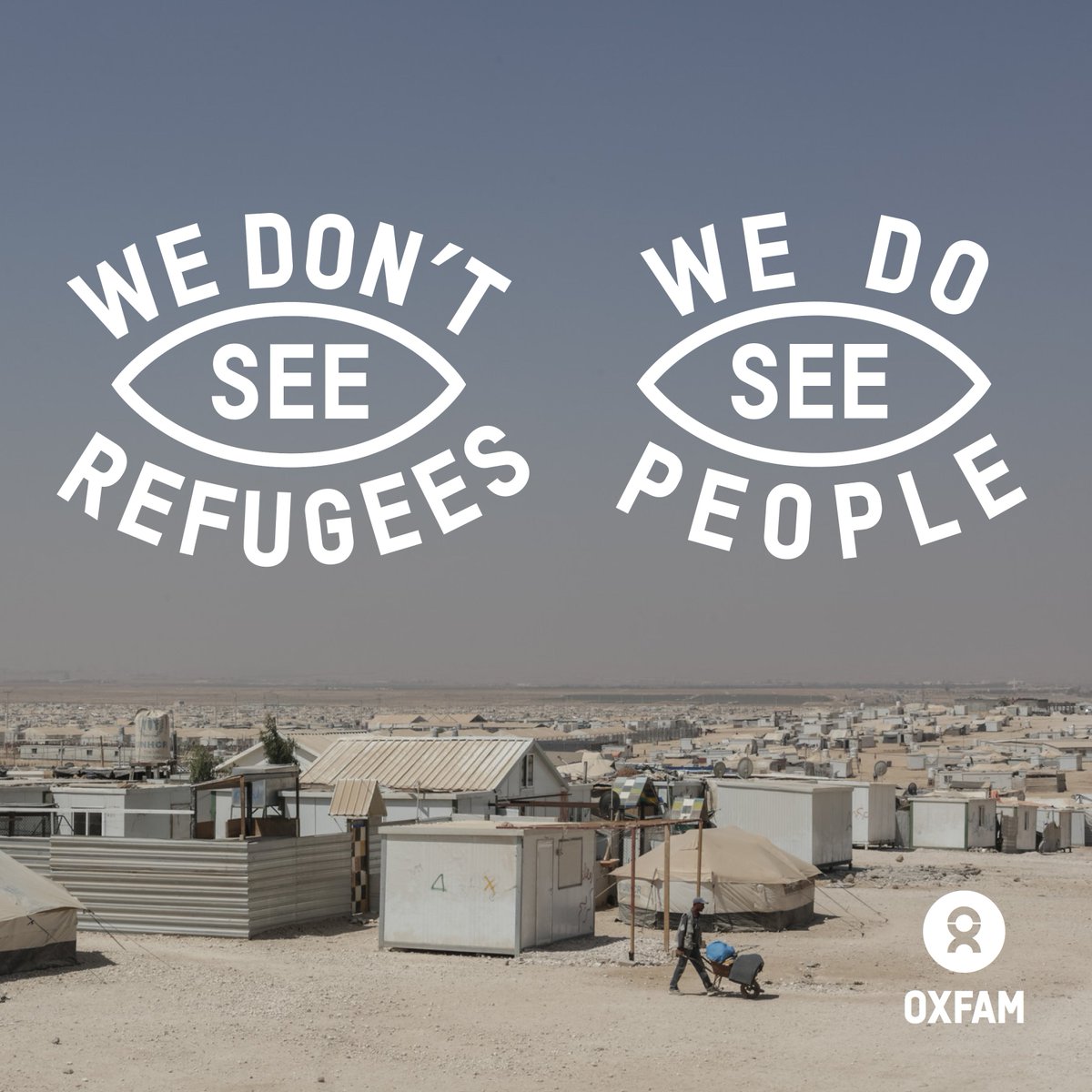 oxfamgb's tweet photo. 60m people are desperate to escape conflict, disaster &amp; poverty. RT to show that, like us, you #standasone with them https://t.co/OxPtq0TSzg