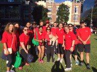 Griffith_Uni's tweet image. . @GriffLawSchool walks to raise money amid legal aid funding crisis during #NationalLawWeek buff.ly/1Rjb1Do