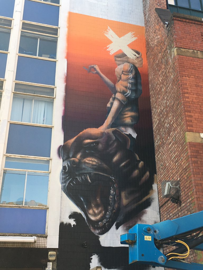 NQManchester's tweet image. A beautiful day ahead in the Northern Quarter, perfect for some painting #citiesofhope northernquartermanchester.com/cities-of-hope/