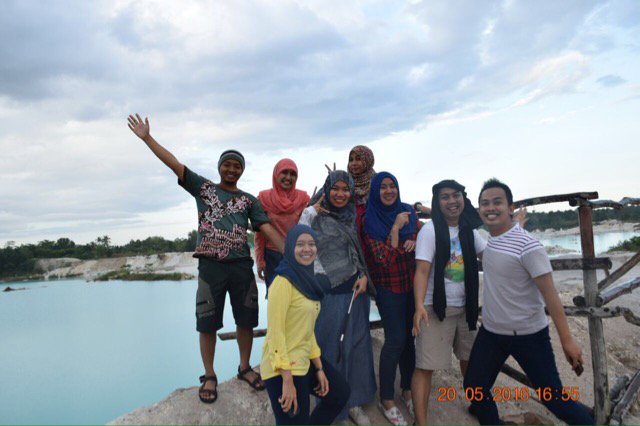 meenamincreung's tweet photo. Danau kaolin https://t.co/rdssNKuMCv