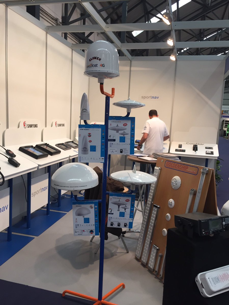 sportnav's tweet photo. @GlomexMarine presente en @NavaliaExpo #internetonboard #webboat https://t.co/Sy0DsFakTh