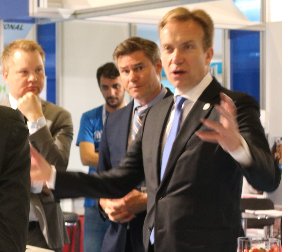 Humanitarian innovation discussion with Norwegian Minister of Foreign Affairs <a href="/InnovasjonNorge/">Innovasjon Norge</a> <a href="/borgebrende/">Børge Brende</a> <a href="/unitar/">UNITAR</a>
