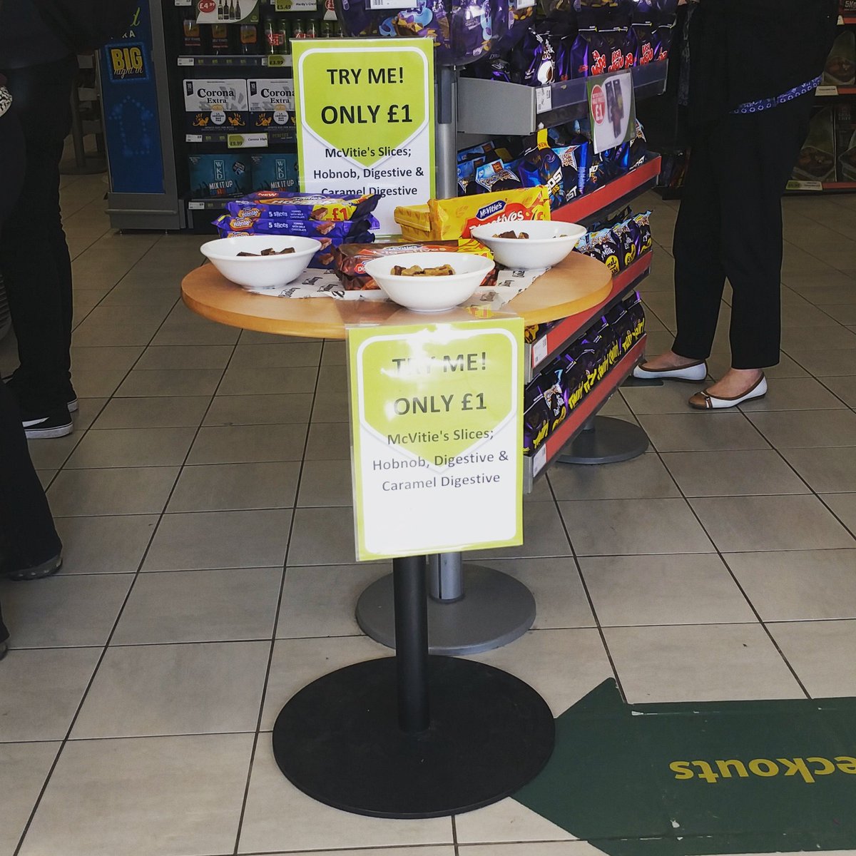 Taste testing today in store, get yourself a bargain, only £1!!! #mylocal #SweetTreat #McVities #chocolatecravings