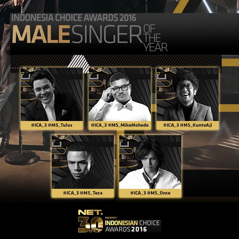 mdtvindonesia's tweet photo. VOTE Best male Singer of The Year melalui Facebook &amp; Twitter, ketik: #ICA_3 #MS_(Nominasi) https://t.co/m8qqhEgrf9