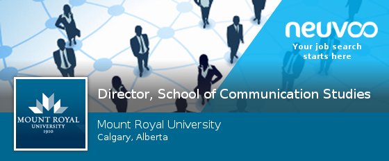 NeuvooComCal's tweet photo. #Director, #School of Communication Studies https://t.co/mG0ddGC9ul https://t.co/U4BDkXrf7u