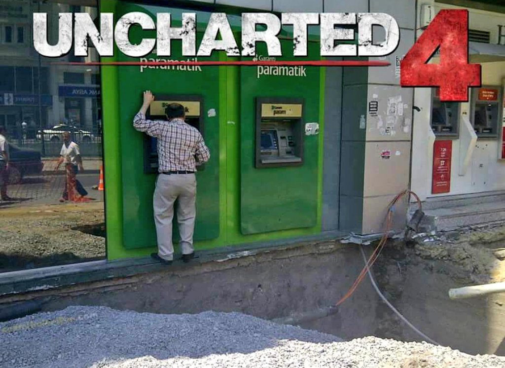 Fuseln's tweet photo. Uncharted in real life :P https://t.co/4SFkjR3AfZ