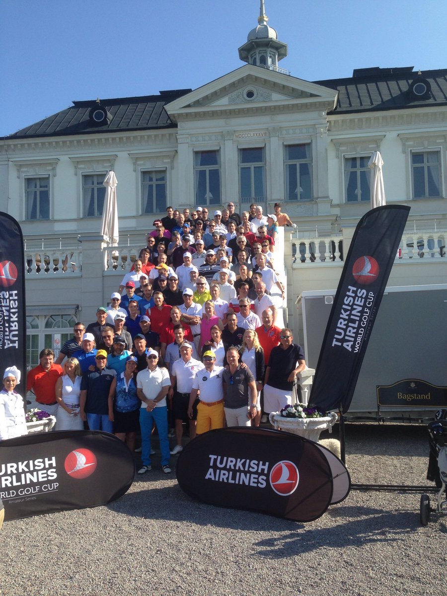 What a great day for <a href="/TurkishAirlines/">Turkish Airlines</a> at The Stadium Course. Last group out before the @nordeamasters next week.