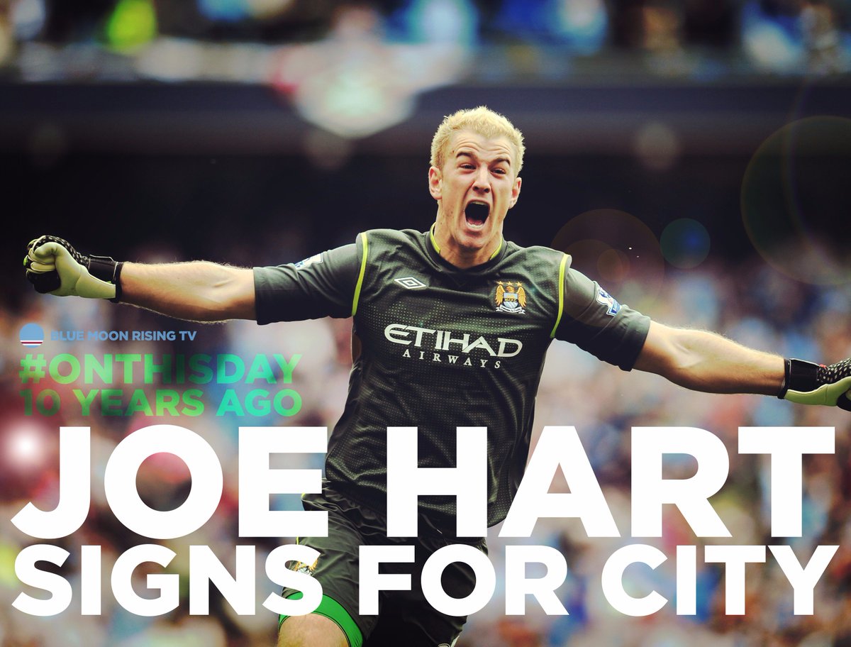 10 years ago today we signed Joe Hart. A genuine club legend and one of our best ever signings... #mcfc