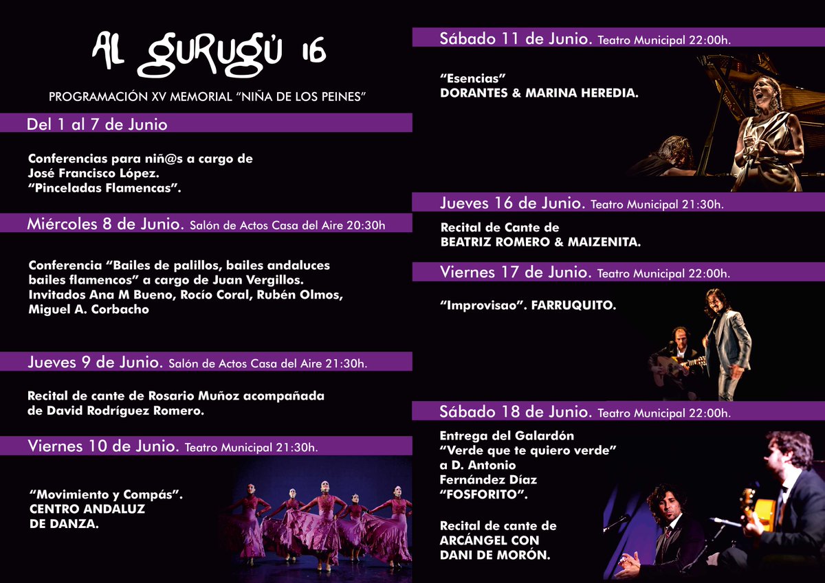 PROGRAMACIÓN XV ALGURUGÚ 16. <a href="/Arahalcomunica/">Ayuntamiento de Arahal</a> @Arahal_Informa <a href="/Arahalaldia/">Arahal al Día</a> <a href="/ArahalTV/">Telecable Arahal TV</a> <a href="/TV_DeArahal/">Televisión de Arahal</a> <a href="/AgendaAtalaya/">Agenda Atalaya 🔻🪑🌈🧷🔥📙</a>