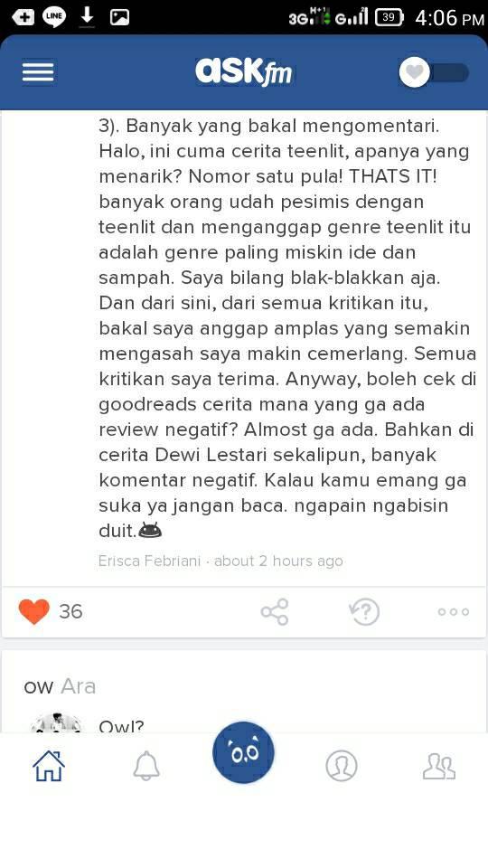 lievadiar's tweet photo. Aku suka cara kamu jawab ini, it's awesome 👍👍 @erisca_febriani #DearNathan tetep semangat berkarya Eris! 💪💪 https://t.co/8MHeLyRMj8