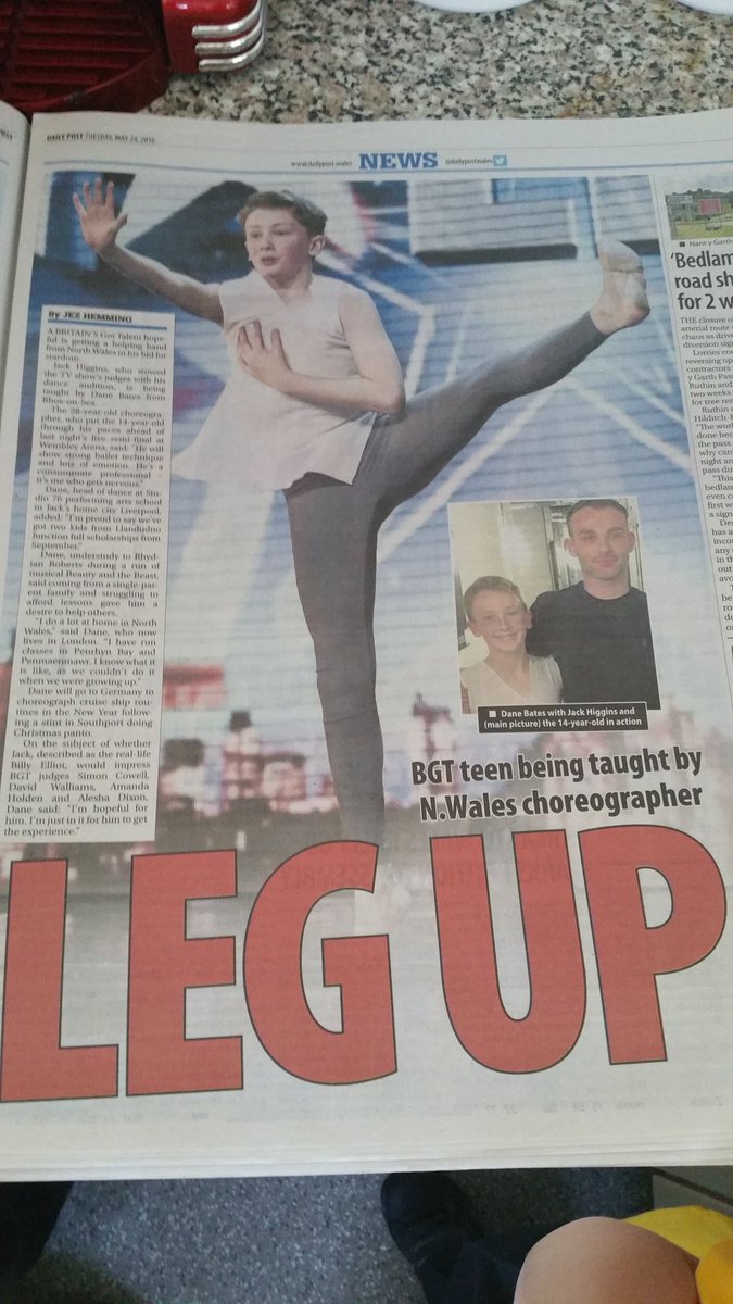 Get behind my student tonight on Britain's Got Talent!!! #votejack #justjack #dailypost #northwales #conwy