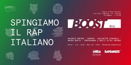 lacasadelrap's tweet photo. LaCasaDelRap al #BOOST016: leggi il report https://t.co/91BChtXQ2P #lacasadelrap #report https://t.co/MOKirpKbuX