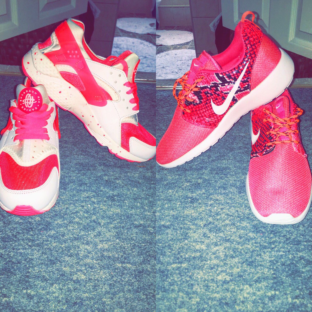 melissadizzyday's tweet photo. New shoes 👟 #NIKE #nikehuraches #nikeroshes #trainergoal https://t.co/oaKpY8awMV