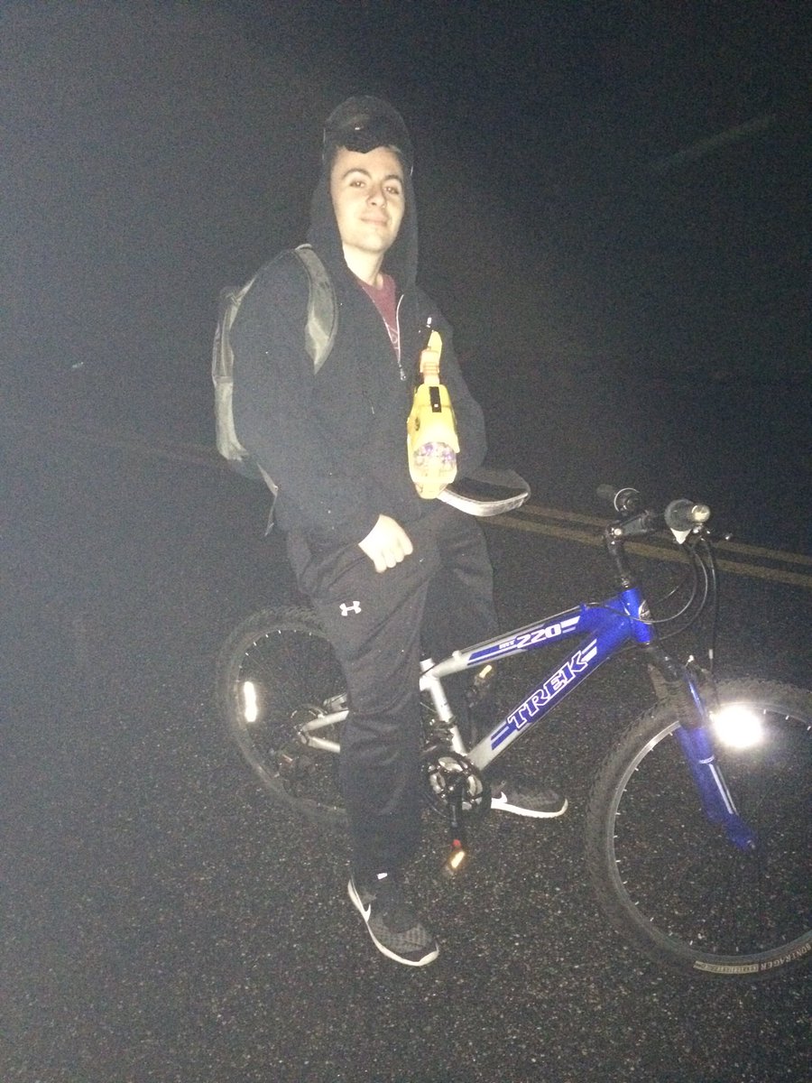HillsEAssassin's tweet photo. Noah Kaufman rode his bike 1.3 miles (he checked) from his parked car to target and got the kill. Stealth is key 🔑 https://t.co/qHnZ5jwvrD