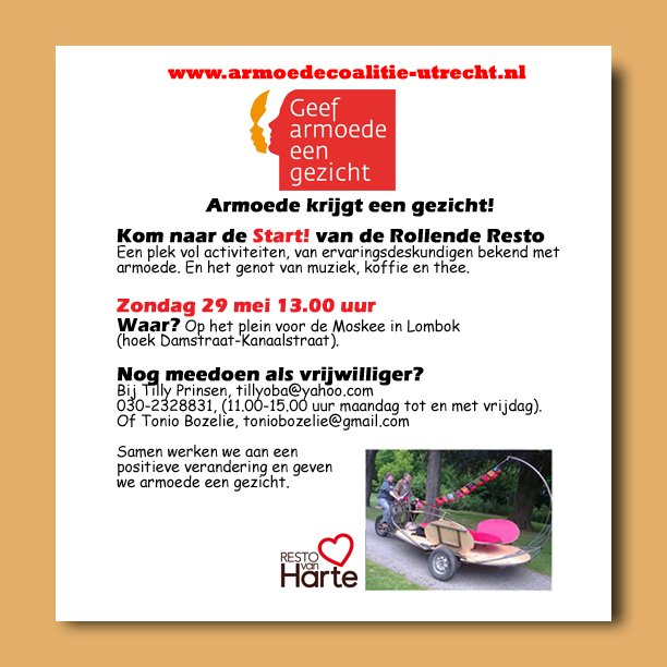 deWijkplaats's tweet photo. Armoede krijgt een gezicht. Goede actie @RollendeRestos @RestoUtrecht @Armoedeplatform https://t.co/cUF1EPm3pk