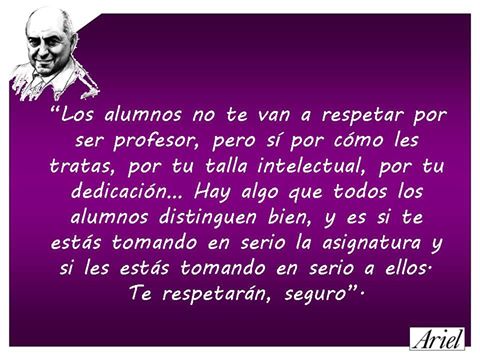 BibliotecaUP's tweet photo. El respeto alumno-profesor según J.A Marina https://t.co/JudYsXuRXq