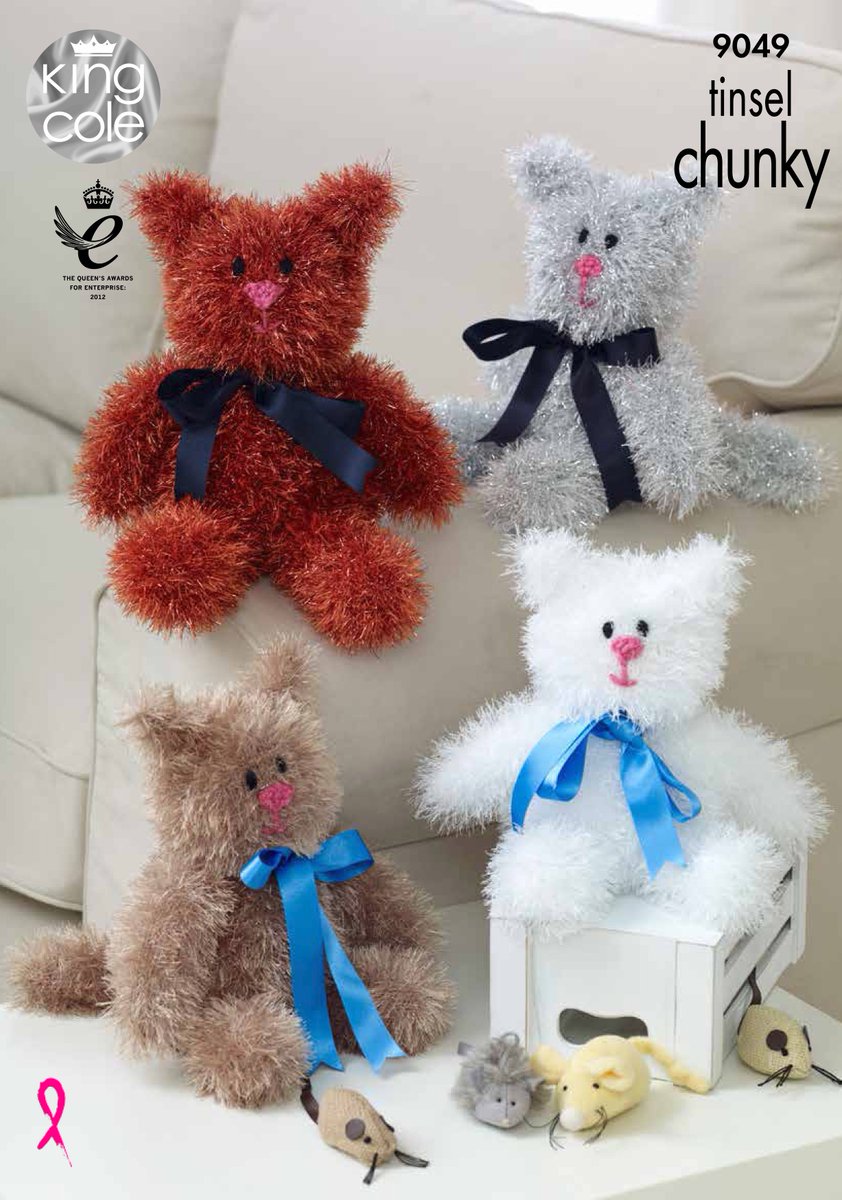 KingColeltd's tweet photo. We now have 7 new shades of Tinsel Chunky available and some amazing new patterns #knitting https://t.co/Ozcl1pq7ow