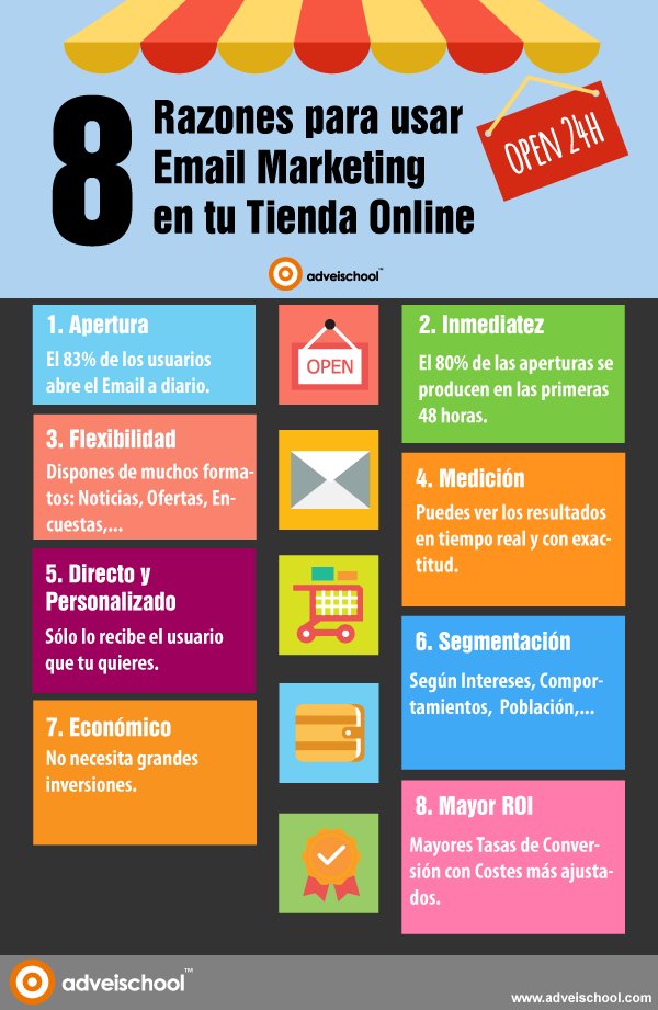 onDrios's tweet image. 8 razones por las que usar e Email Marketing #email #marketing