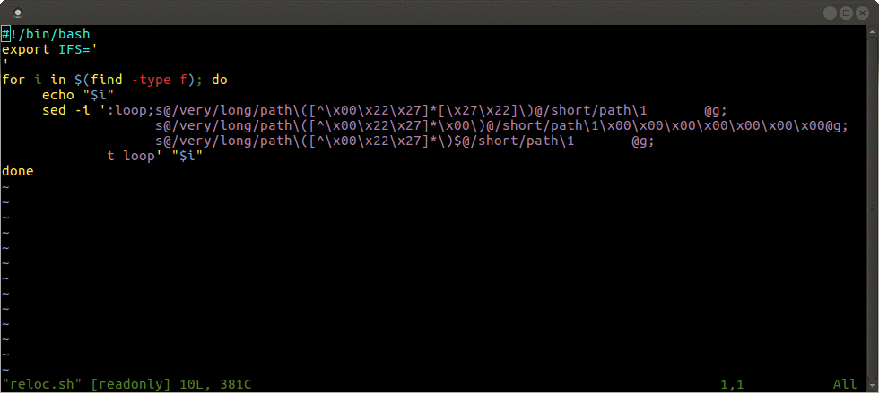MatNastasi's tweet photo. Relocating bins and py src of oq-engine package at @gem_devs
beyond the python @IntelSoftware approach, using #sed. https://t.co/DGP83fZKrT
