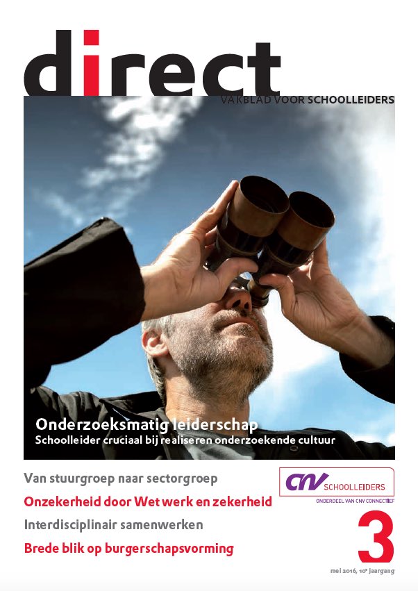 De nieuwe editie van Direct, het vakblad van CNVSchoolleiders is uit!