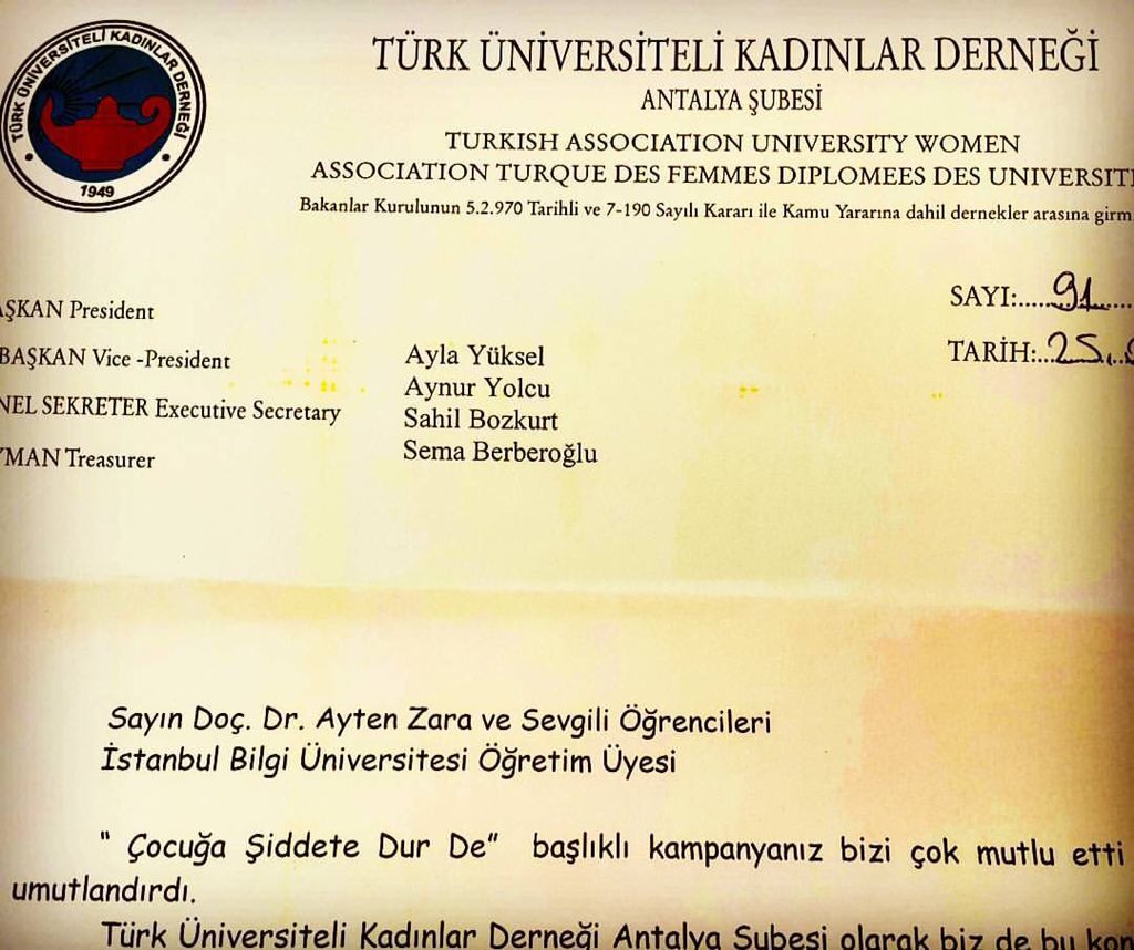 Bizi destekleyen herkese çok teşekkürler. Bu başarı hepimizin <a href="/AytenZara/">Ayten Zara</a> 
#ÇocuğaŞiddeteDurDe