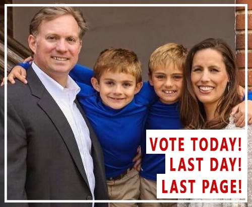 ElectBreakfield's tweet image. Vote Today! Last Day! Last Page! #ElectBreakfield #HallCountyGA