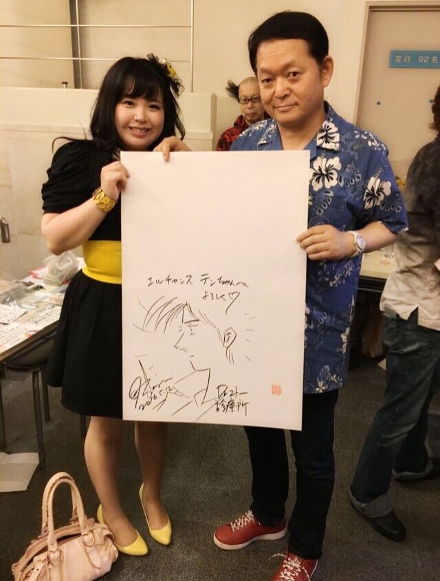 12日の漫劇2でご一緒させて頂いた山田貴敏先生と✨

めっちゃ気さくで素敵なお方でした✨(●´∀｀●)
原作読んでたからTENションアップ♪うきうき(o´〰`o)
#山田貴敏 #雨音テン