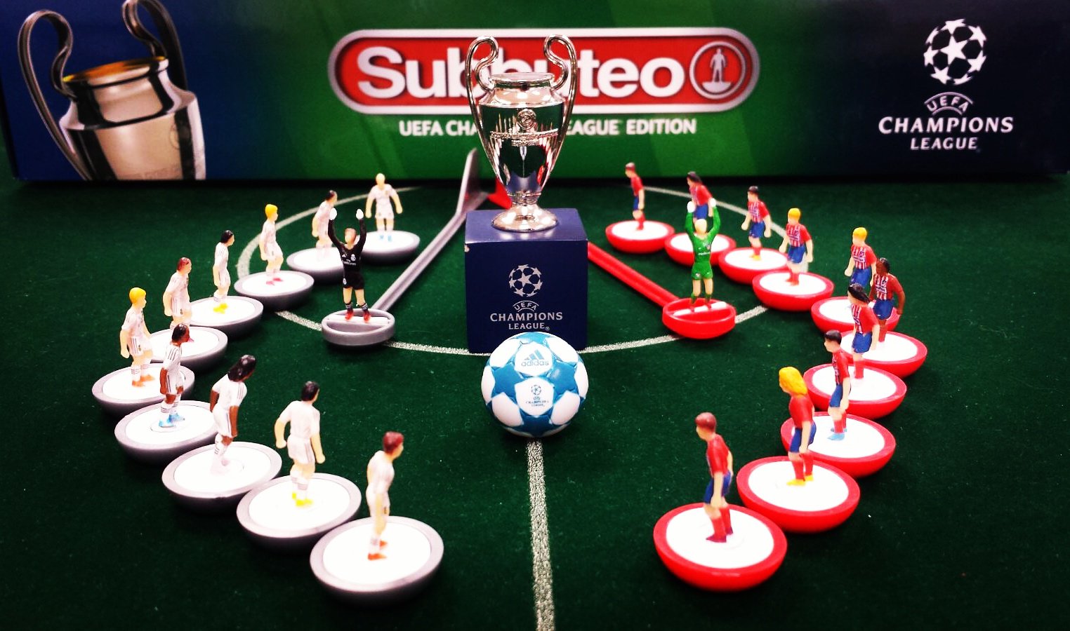 Subbuteo Report on X: @ChampionsLeague @realmadrid vs @Atleti #UCLfinal  #Derby #Subbuteo  / X