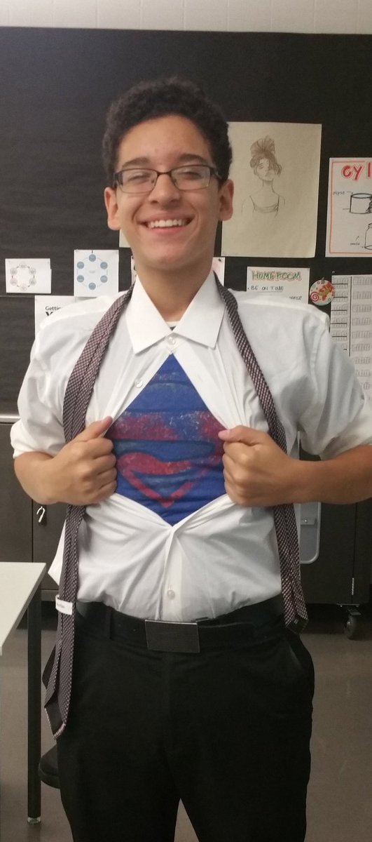 Spirit week at MPTPA: Super hero Monday!