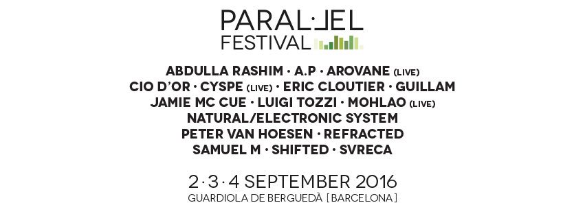 SamuelMateos's tweet photo. Very happy to be part of the Paral•lel Festival! #samuelm #parallelfestival https://t.co/0L2X82csxK