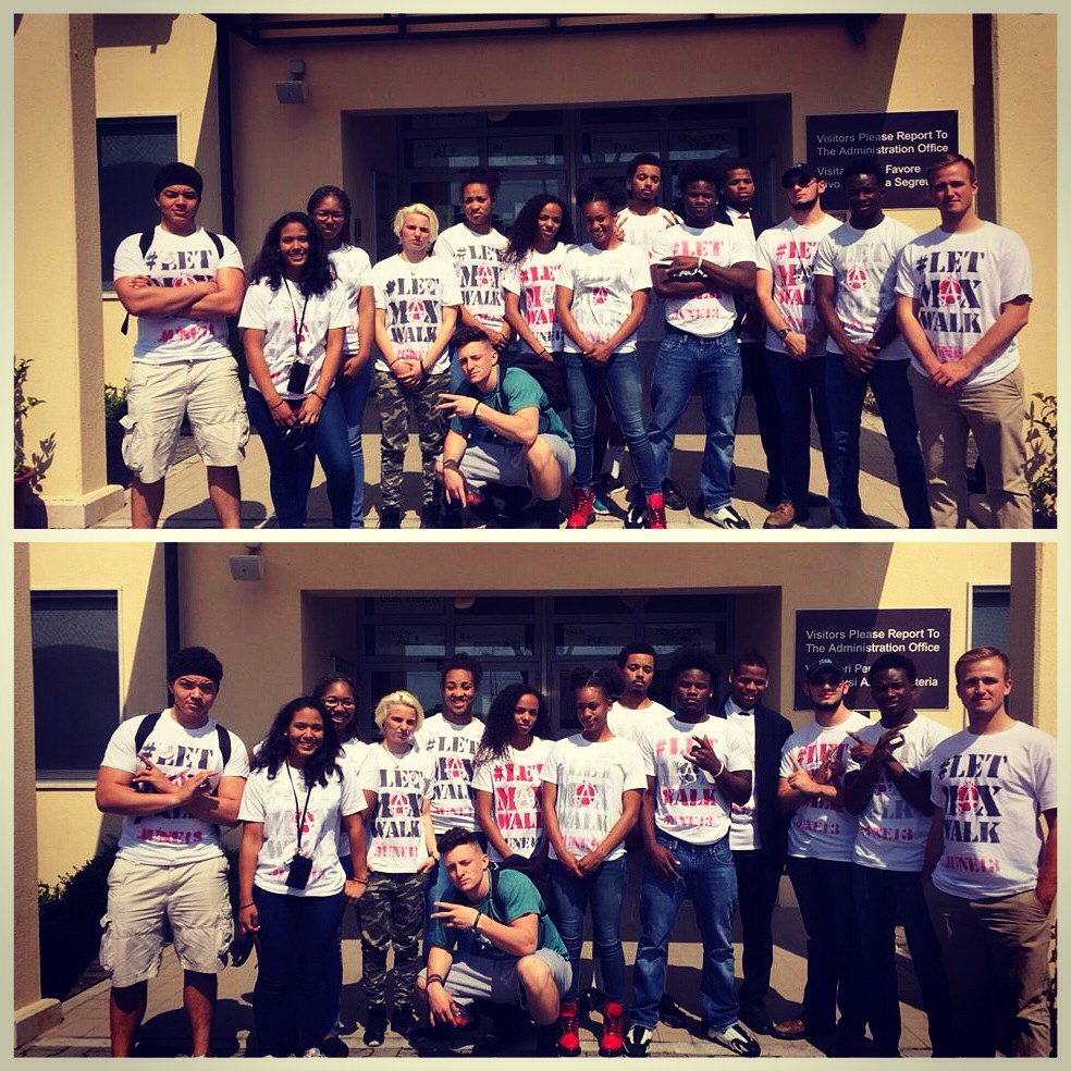 gifeldafish's tweet photo. The rebellion #LetMaxWalk #2016 #SeniorUnity @altasiathompson https://t.co/AES7kcF00N