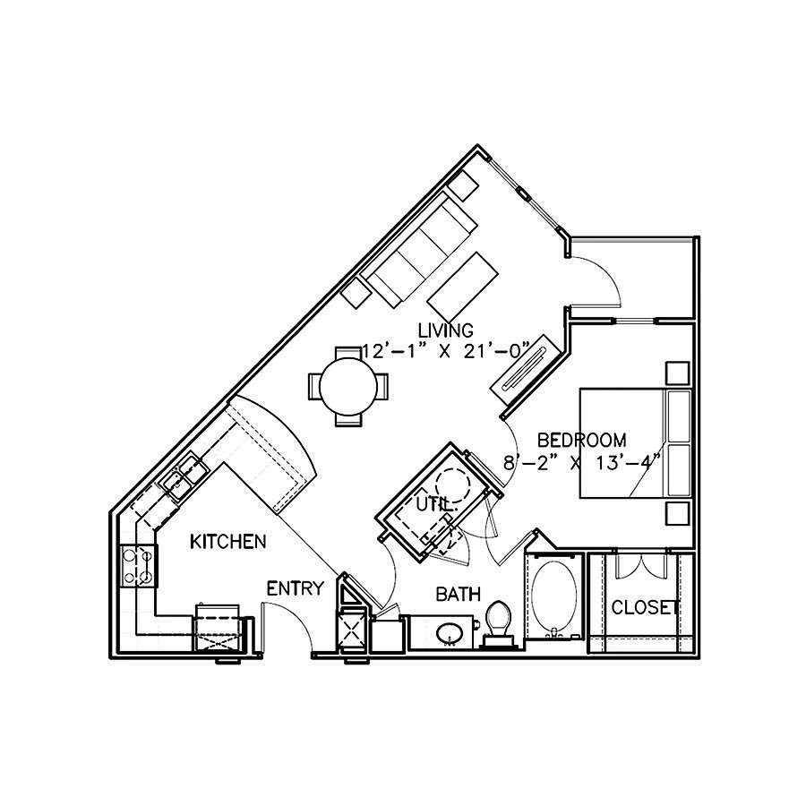 thedistrictbr's tweet photo. #FloorPlanFeature: Live large in the 735-square-foot, 1-bed, 1-bath Iberville. #TheDistrictBR #BatonRouge #apartment https://t.co/9L5HPN4Aeb