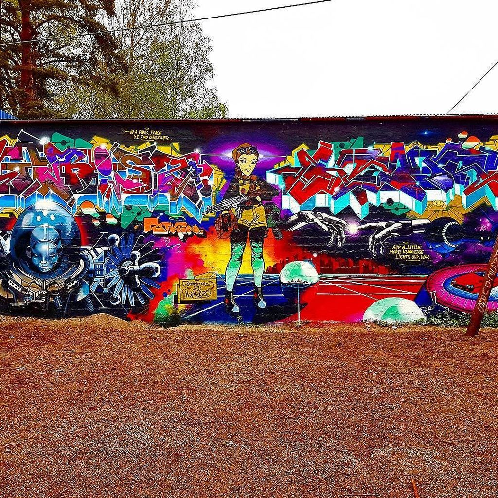 StArtEverywhere's tweet photo. Fantastic #wall by @kearstk and by @abyss163 from #snösätra #springremake2016 by 03jowe https://t.co/WEcW6NsvKA