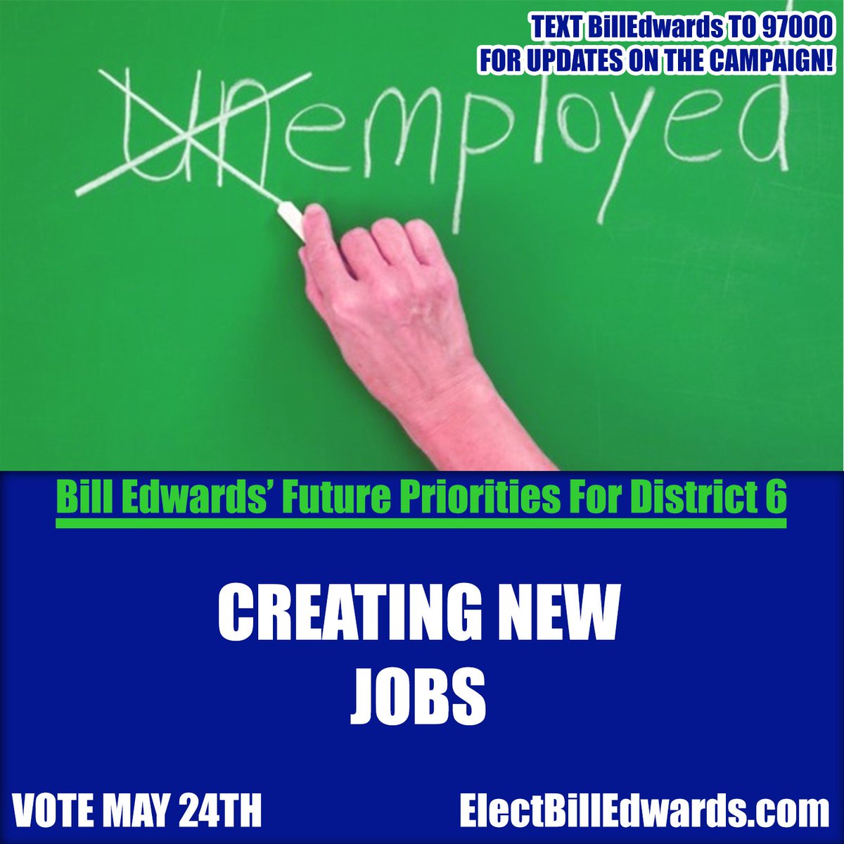 Today vote William "Bill" Edwards for Fulton County Commissioner District 6! --> ow.ly/a9mN3001ySS