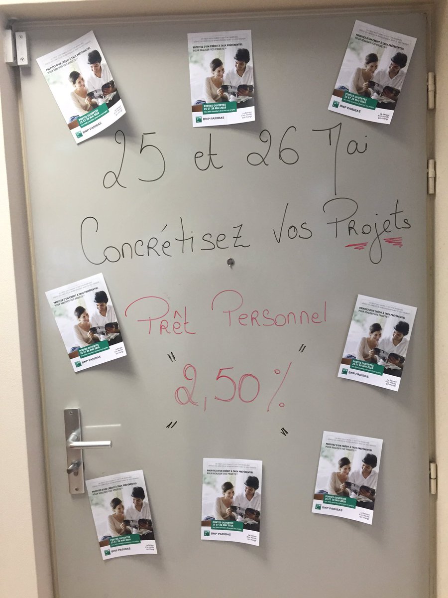 jeremy__keyuser's tweet image. Profitez de ces deux jours pour réaliser vos projets à l&apos;agence BNPParibas de Lagny sur Marne #PortesOuvertes #BNPP