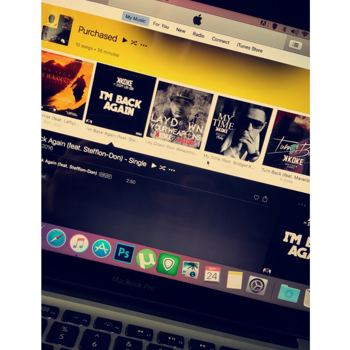 bebster92's tweet image. Just copped the new @KokeUSG Ft @stefflondon 💯🔥 #ImBackAgain