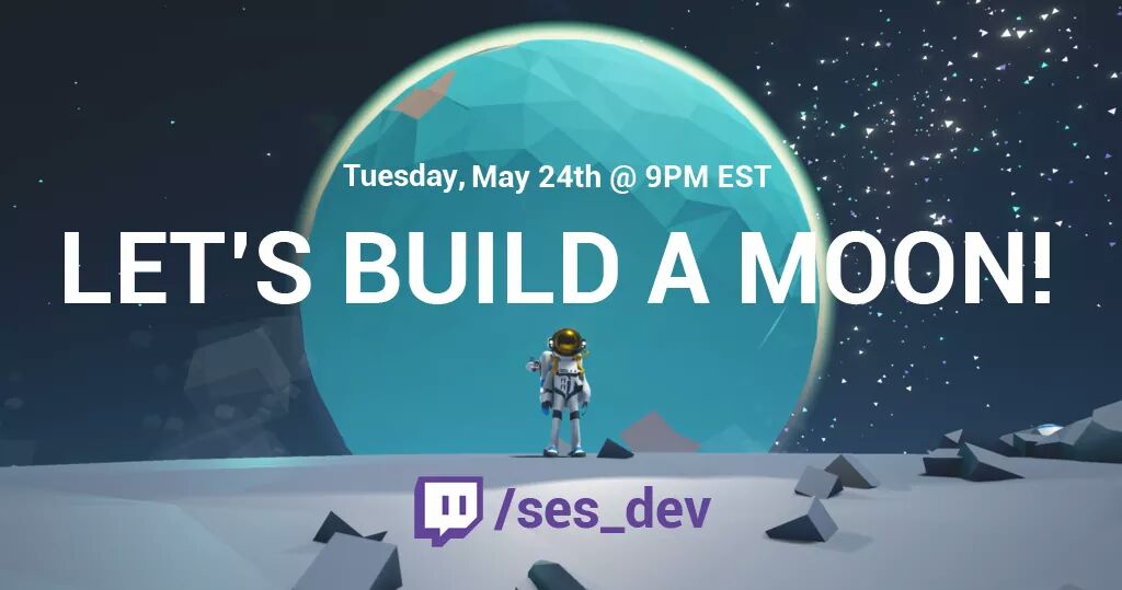 astroneergame's tweet image. TONIGHT: We stream some Astroneer dev live for the first time as we build a moon! 9PM EST on @Twitch #indiedev #ue4