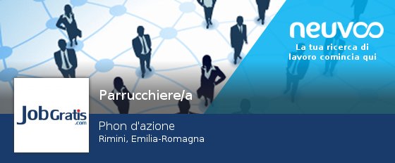 NeuvooRiminiIT's tweet photo. Posizioni aperte in Phon d'azione a #Rimini - #Parrucchiere/a #lavori https://t.co/H1Bm7vwqSX https://t.co/FJoZWZFw2w