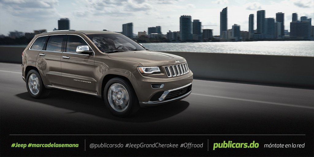 PublicarsDO's tweet photo. #marcadelasemana #Jeep #JeepGrandCherokee #publicars #montateenlared https://t.co/AM79ZnfhLk