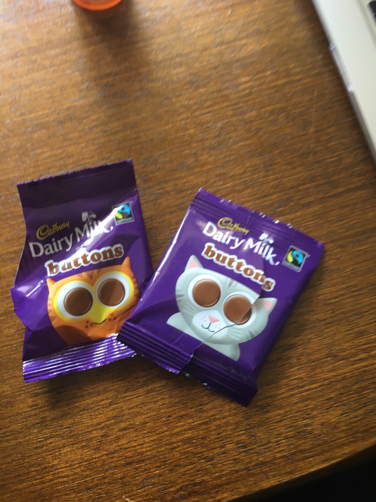 I have discovered dairy milk buttons, and the world may never be the same… #chocolateheaven #WhatWouldDumbledoreDo