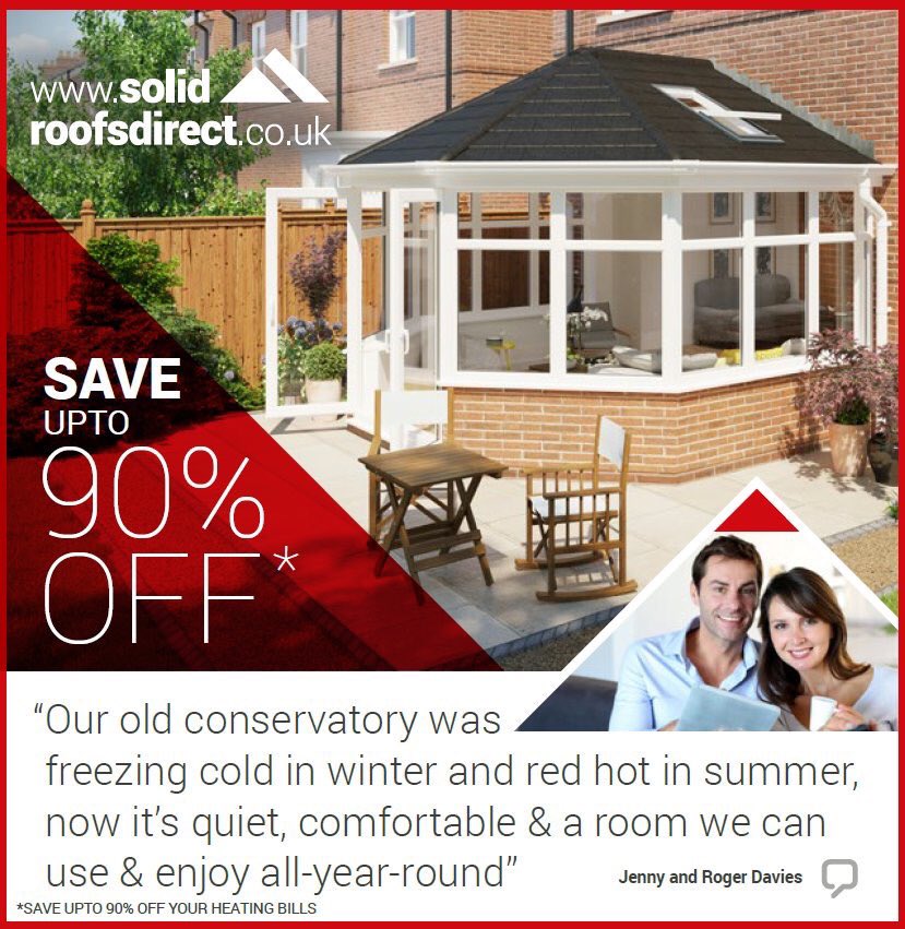 SolidRoofs's tweet photo. Have you seen us in @here4youmag this month? Great editorial tells you why you should buy from us! #allyearroundroom https://t.co/ValhbY5V1G