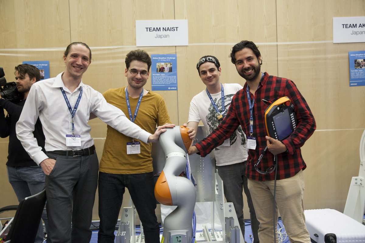 AirbusCareers's tweet photo. Anxious about the #AirbusShopfloorChallenge winner last week? More on the robotics challenge https://t.co/7xUHhEj6tQ https://t.co/WbdG01bFbm