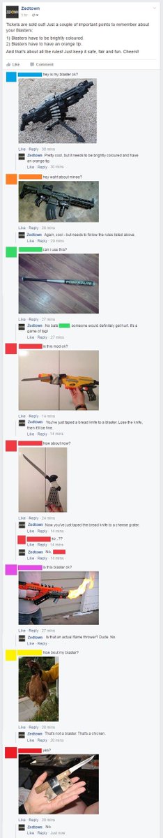 ThePoke's tweet photo. #recap Discussion about toy guns in a real-world zombie survival game gets very ridiculous 
https://t.co/gJmN2WY5le https://t.co/zTjUqqGCnz